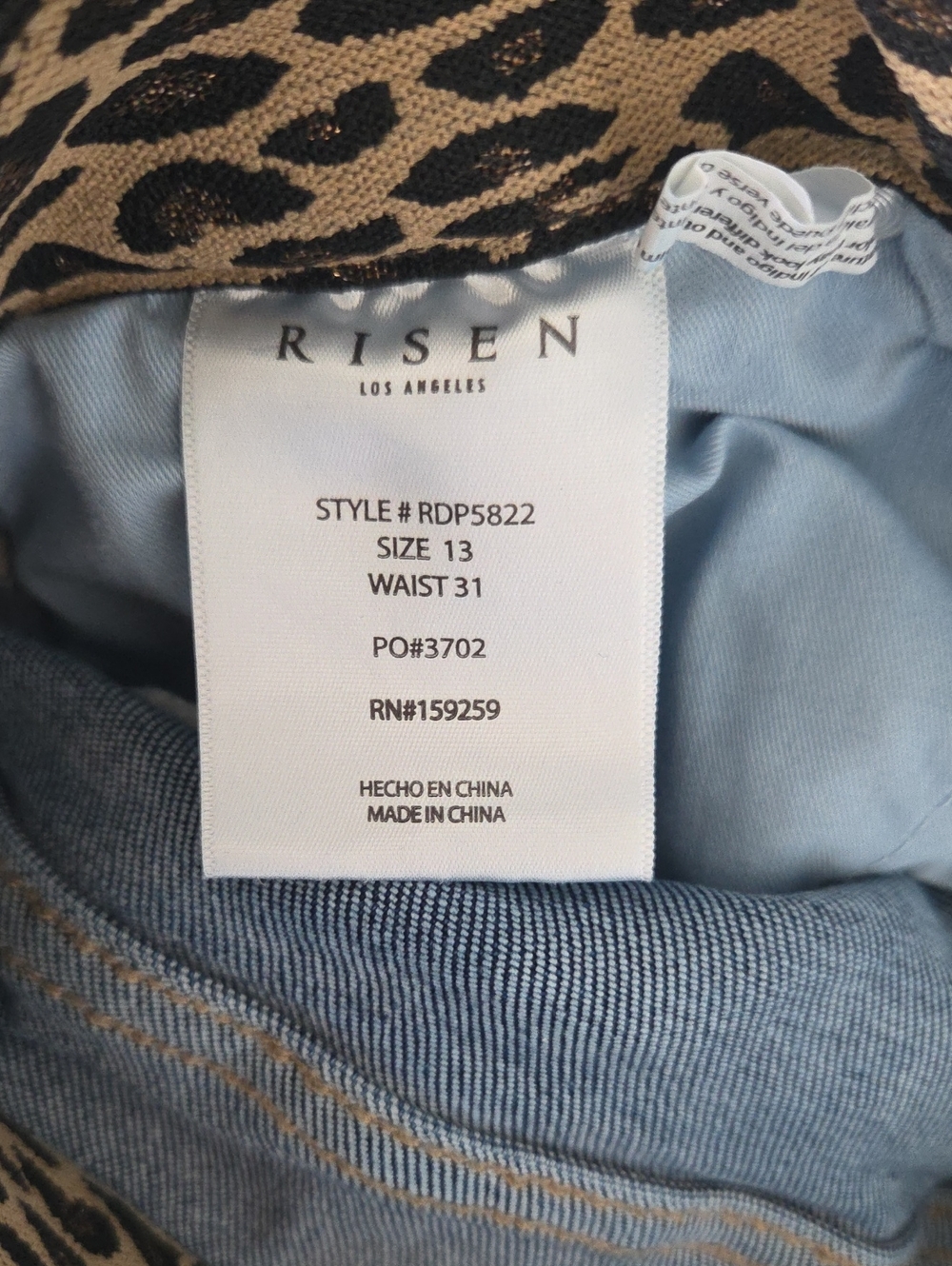 Risen Jeans 13/31 Womens Wide Leg Jeans - Picture 7 of 7